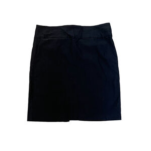 SMART SET Black Stretch Knee Length Straight Mid Rise Skirt 13